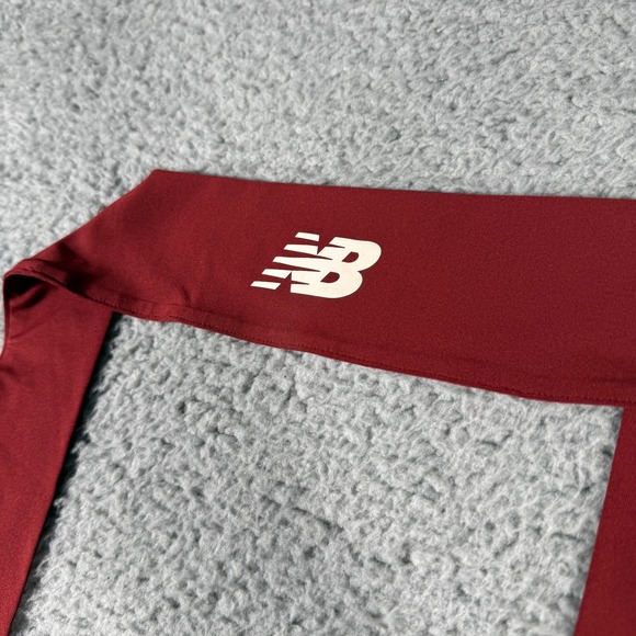 New Balance Performance Tie Back Headband Size OS Maroon - Picture 3 of 8